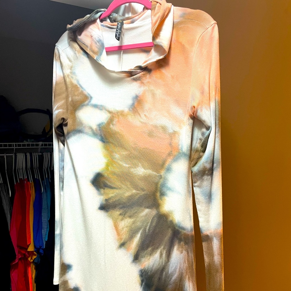 Brightly Twisted hooded tunic S/M